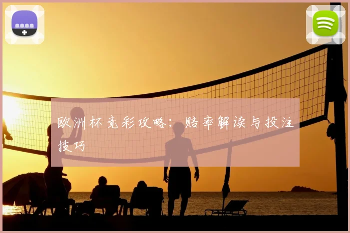欧洲杯竞彩攻略：赔率解读与投注技巧